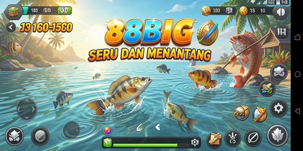 Gameplay memancing seru dan menantang di 88BIG.