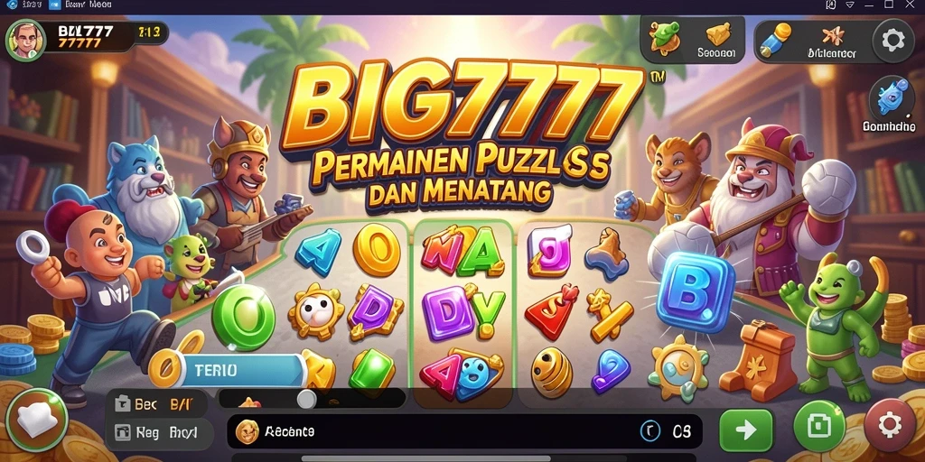 Screenshot BIG777 menampilkan gameplay Puzzle yang mendebarkan.