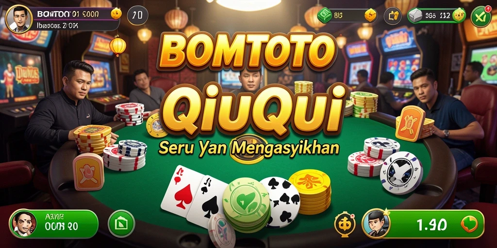 Tangkapan layar gameplay QiuQiu dengan tampilan yang menarik.