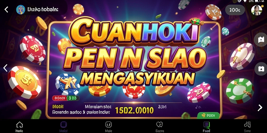 Tangkapan layar gameplay CUANHOKI yang mendebarkan dan penuh warna.