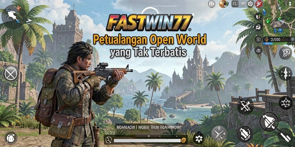 Tampilan gameplay menarik dari dunia luas FASTWIN77.