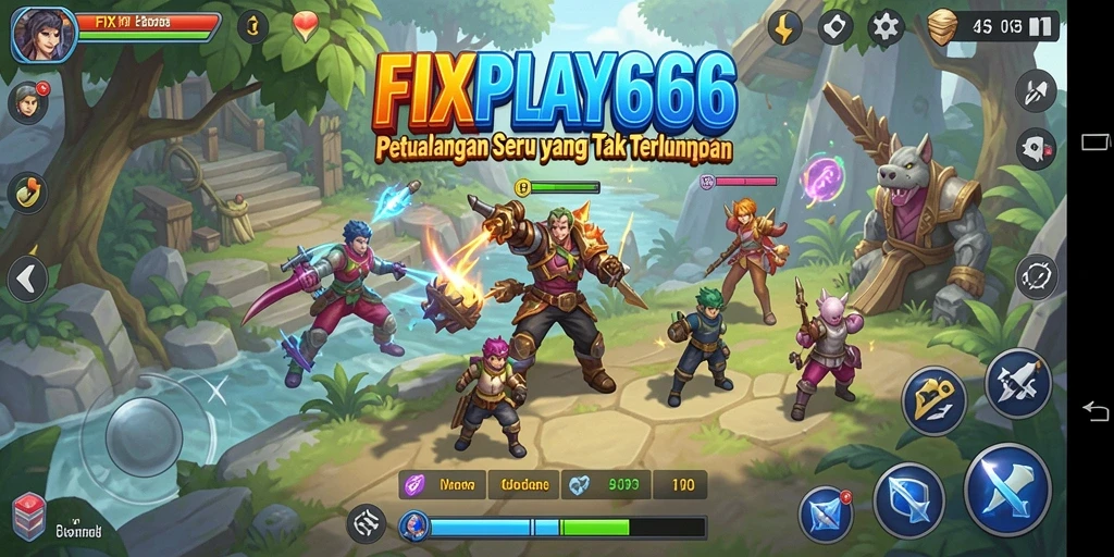 Menampilkan gameplay seru dengan visual yang memukau.
