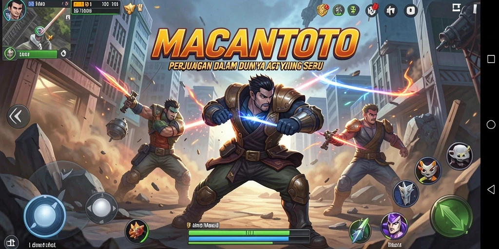 Tampilan mengesankan dari gameplay Action di MACANTOTO.