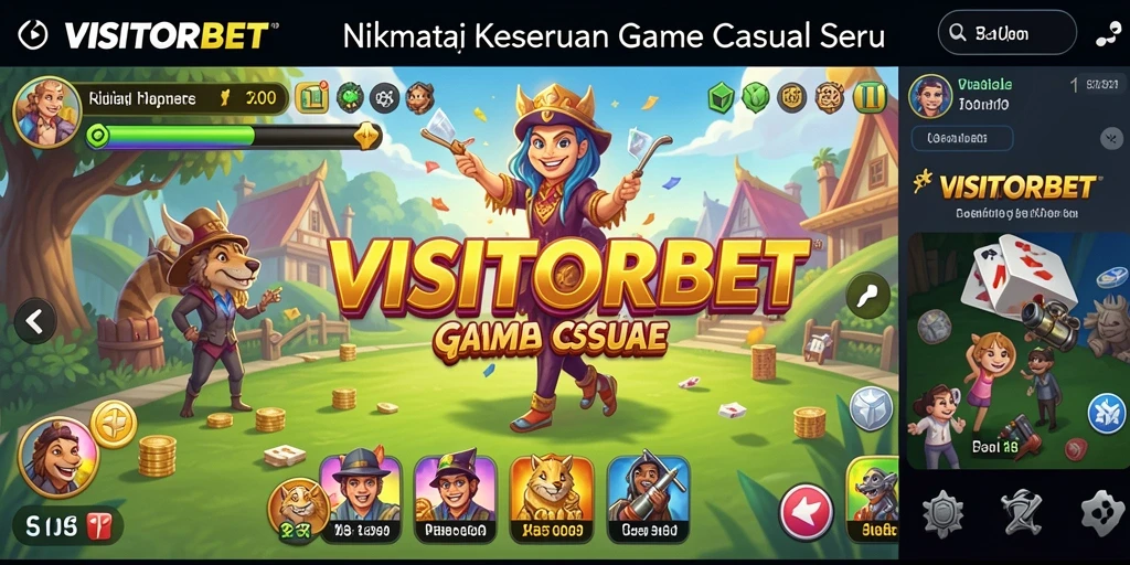 Screenshot permainan VISITORBET yang menampilkan gameplay menarik dan interaktif.